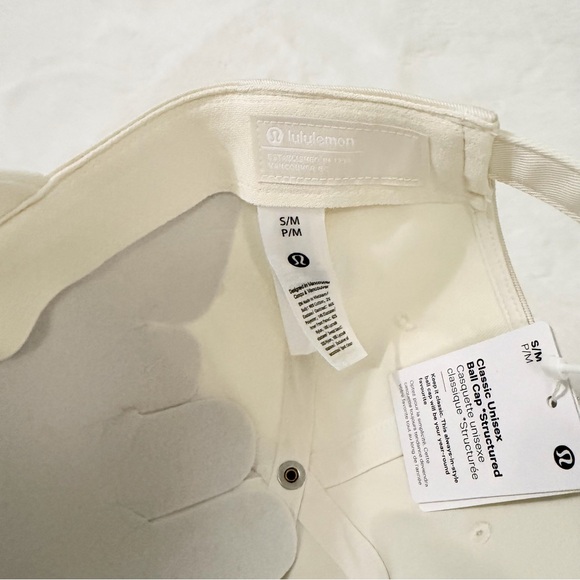Lululemon Classic Unisex Cream Ball Cap Structure - Picture 8 of 9